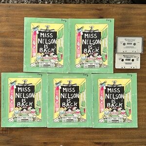 Vintage Miss Nelson is Back! Book and tape set.
